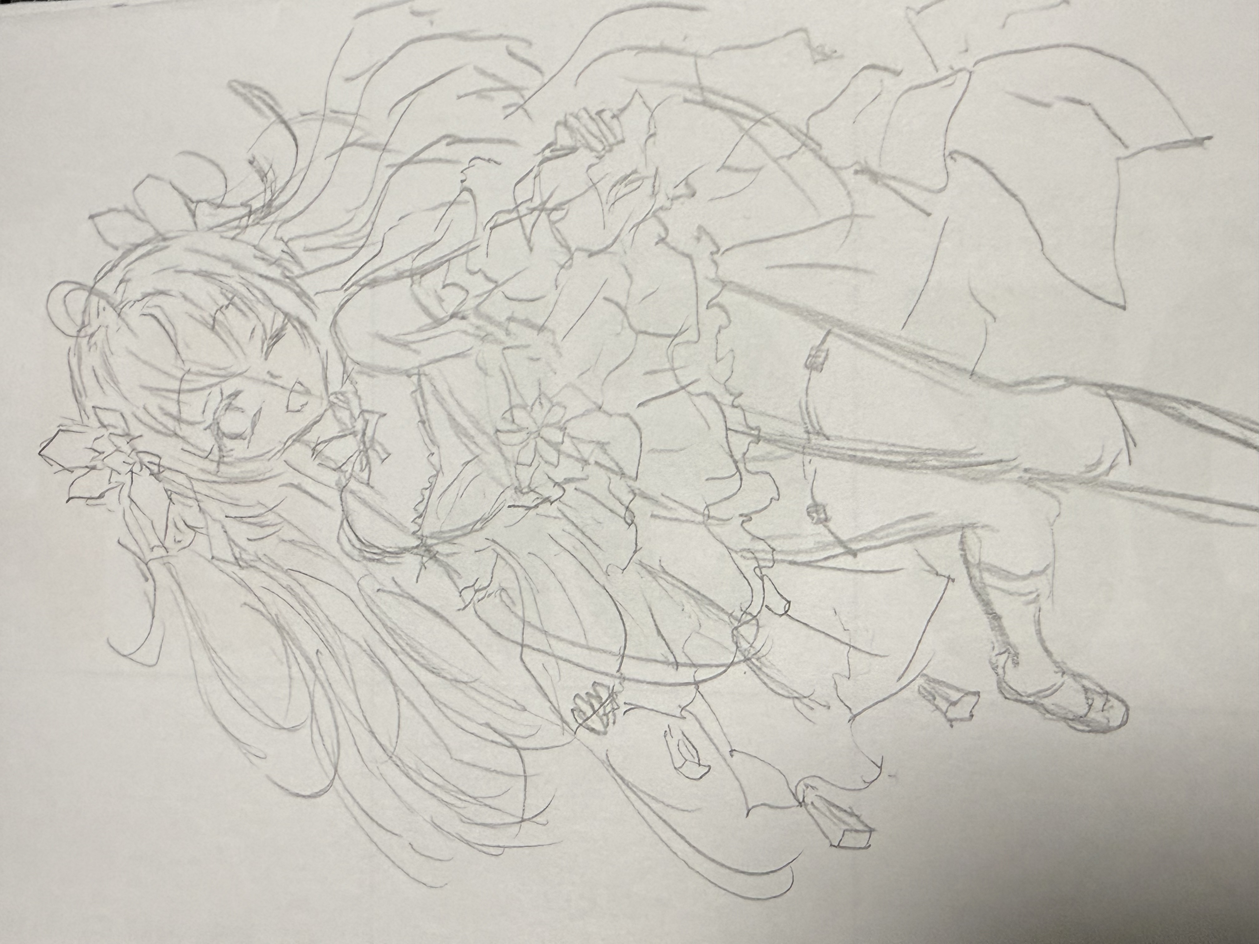 一発描き