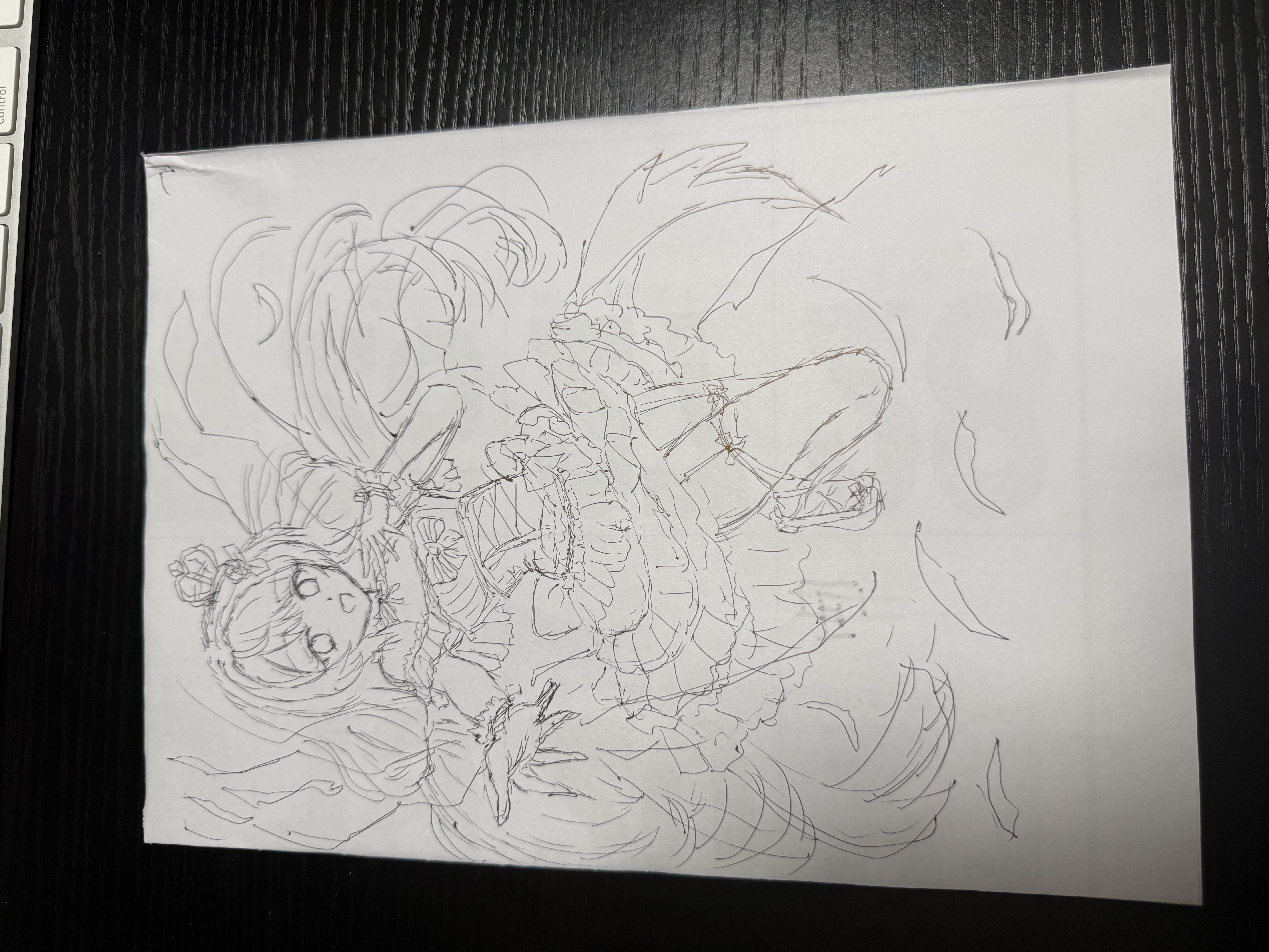 一発描き