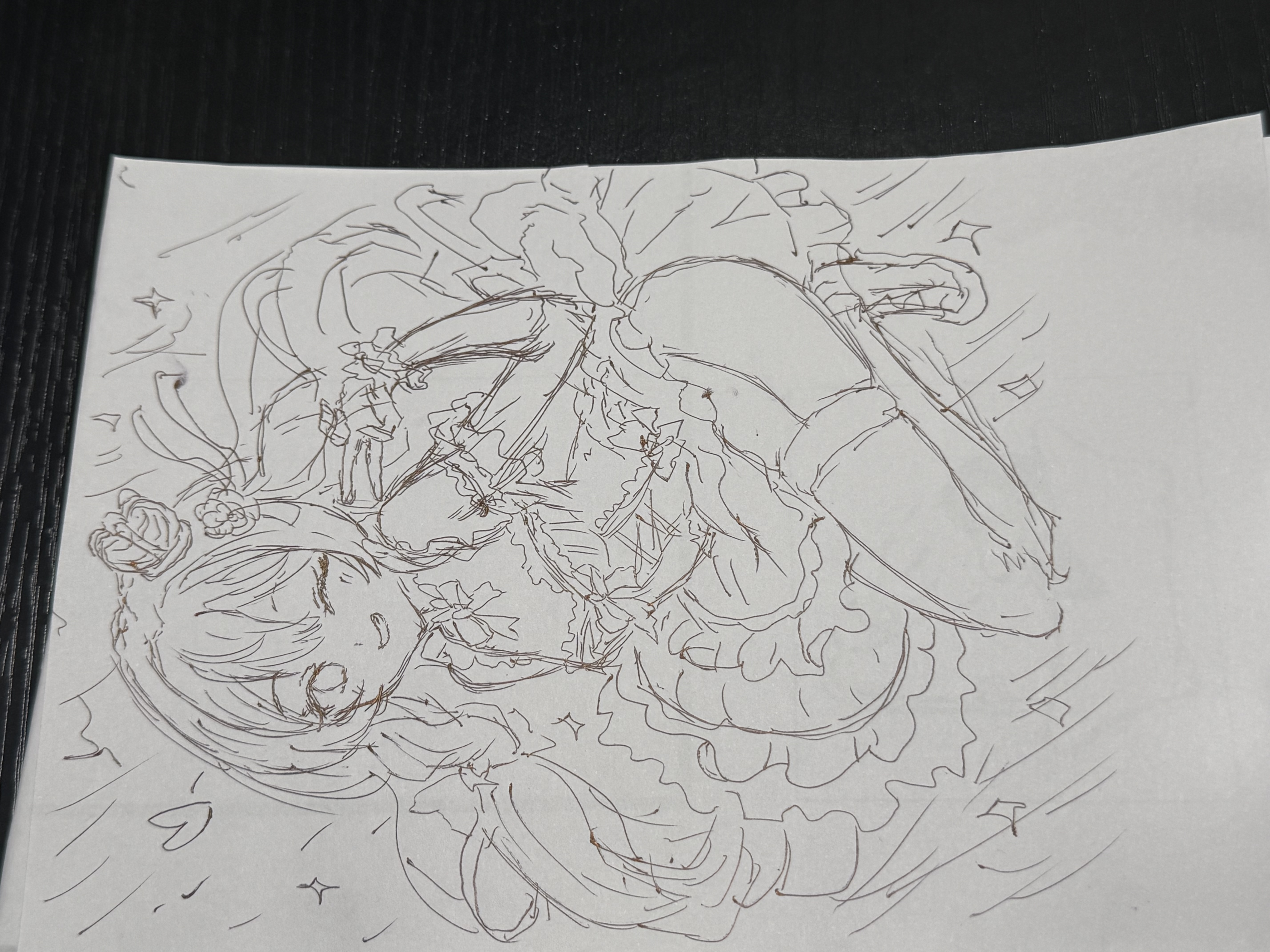 一発描き