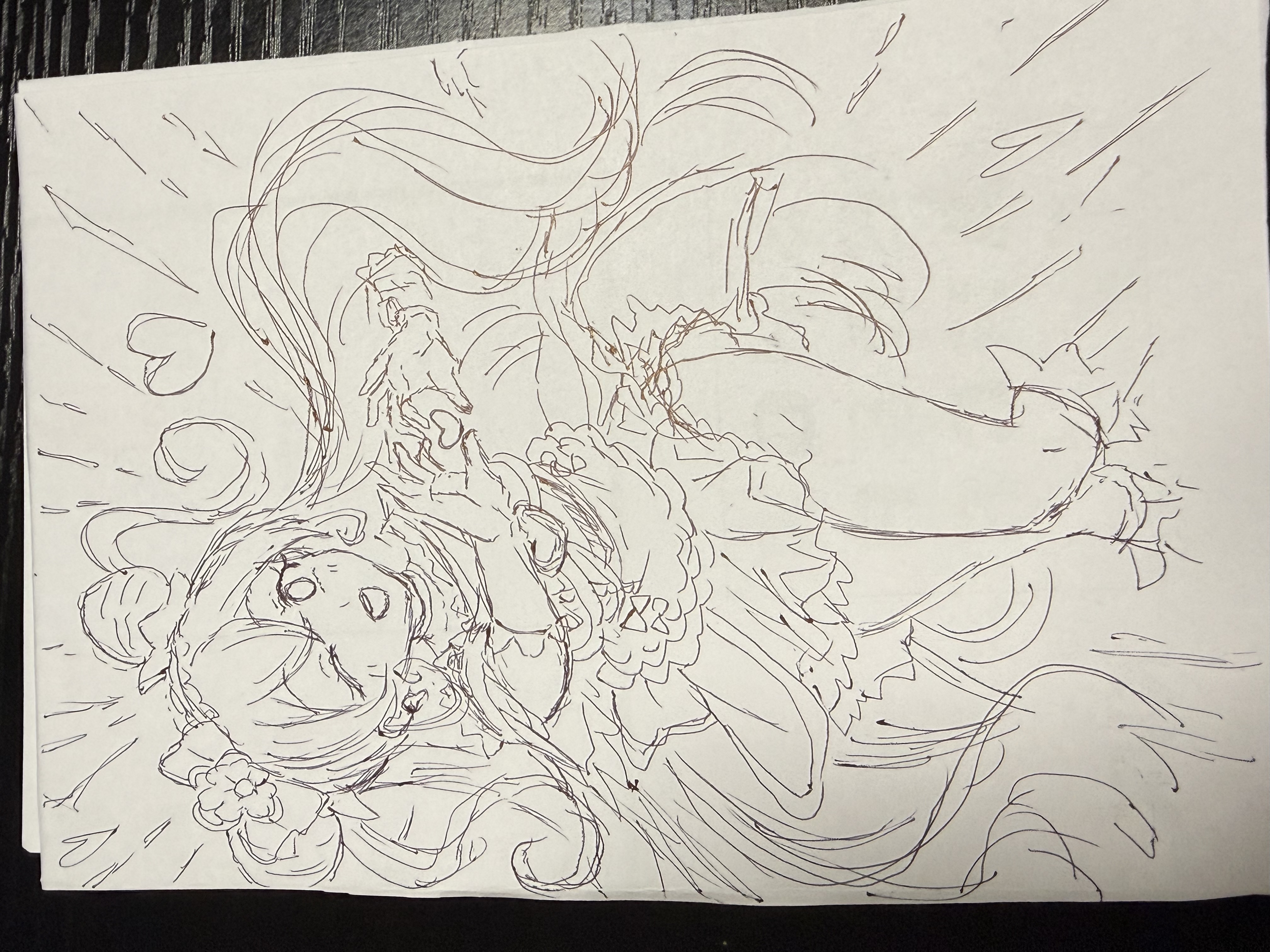 一発描き