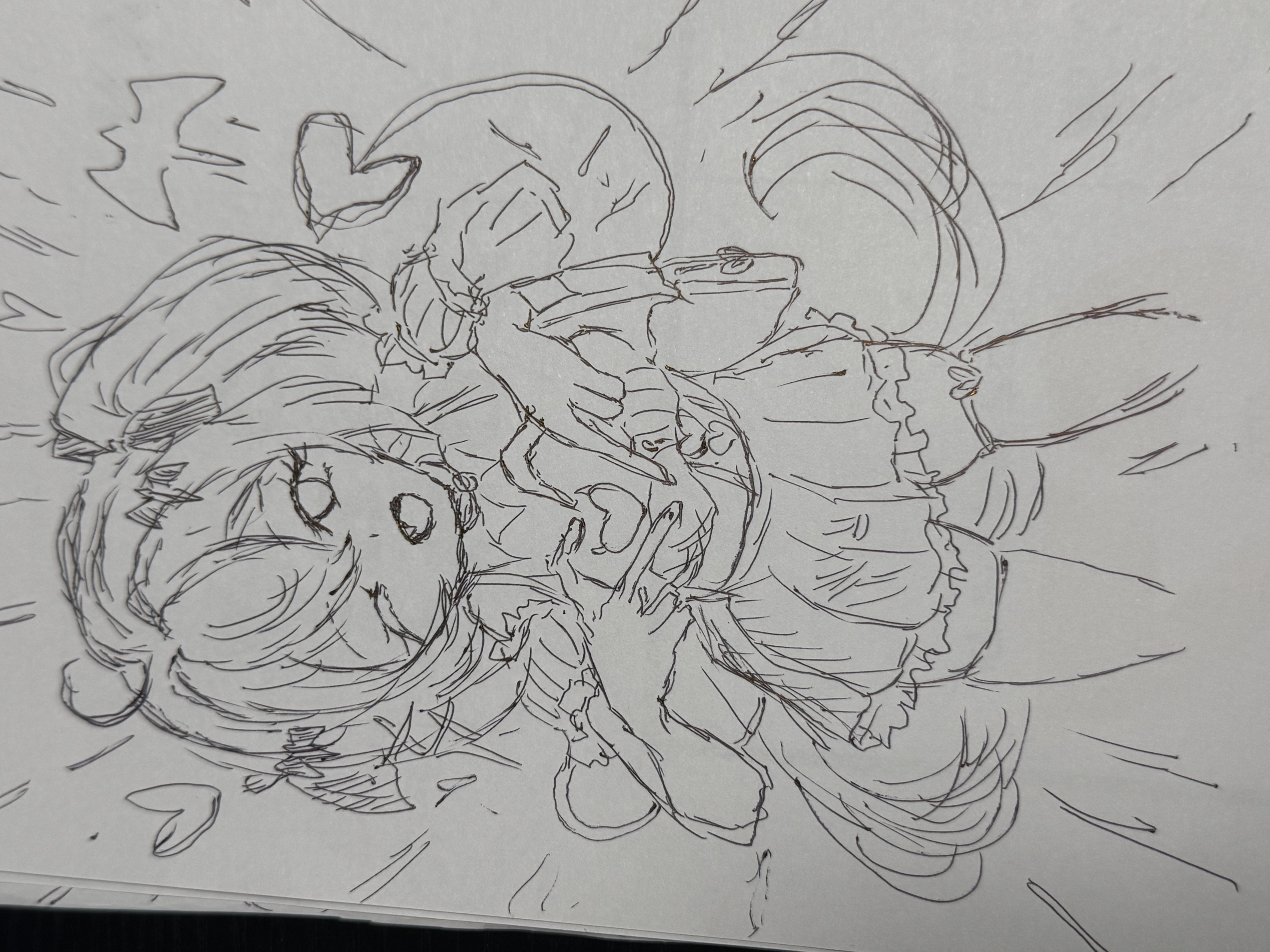 一発描き