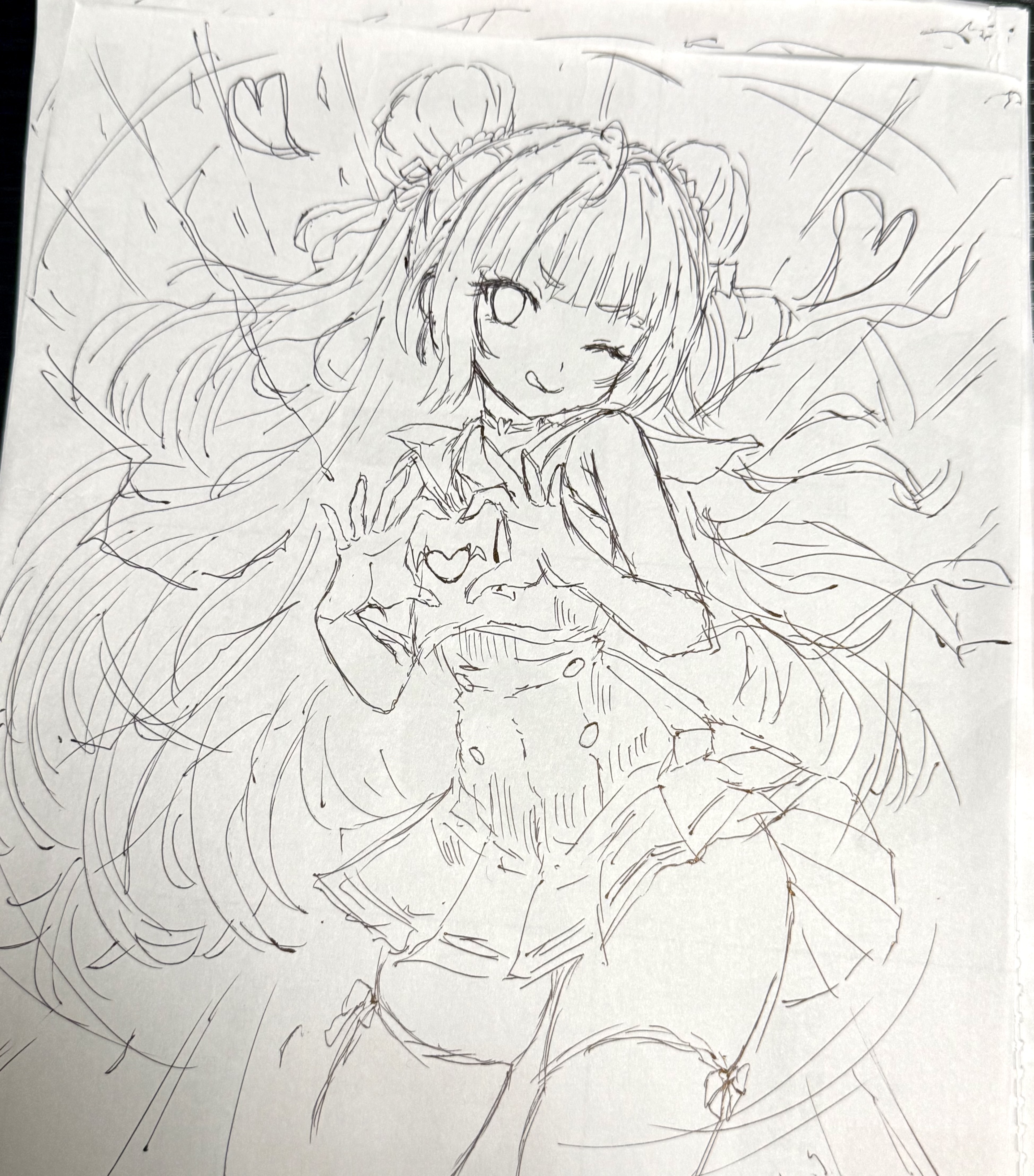 一発描き