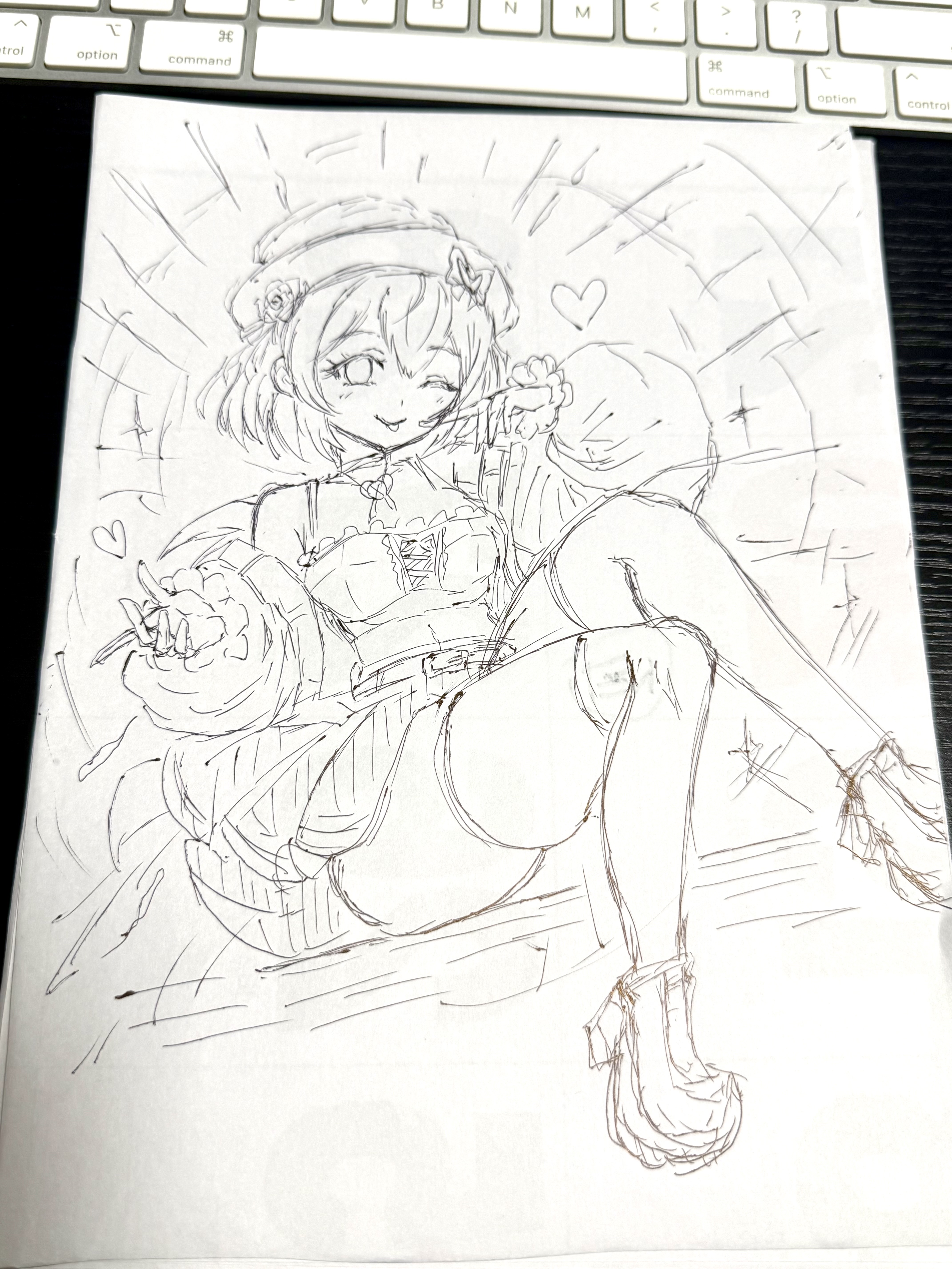 一発描き
