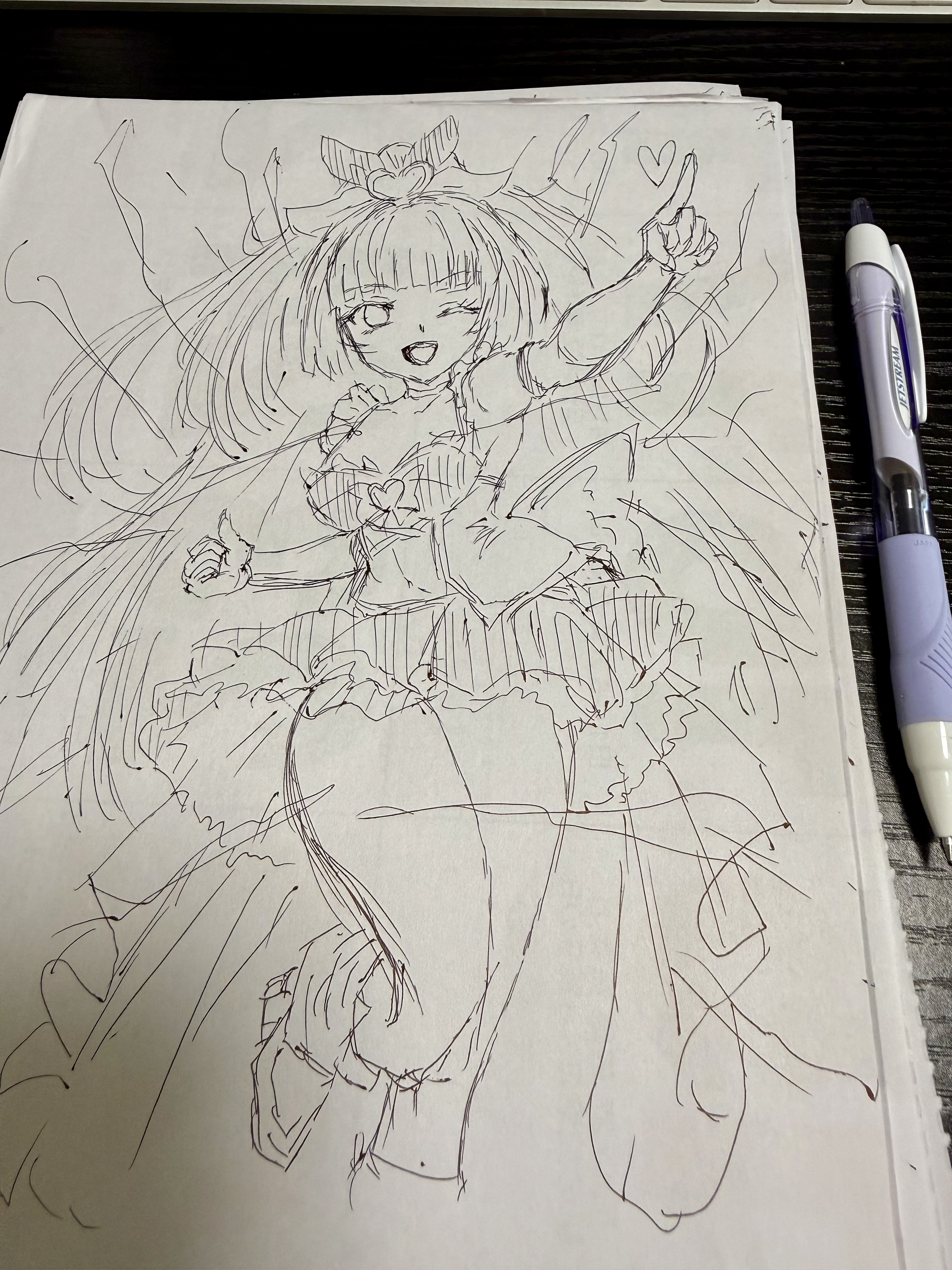 一発描き