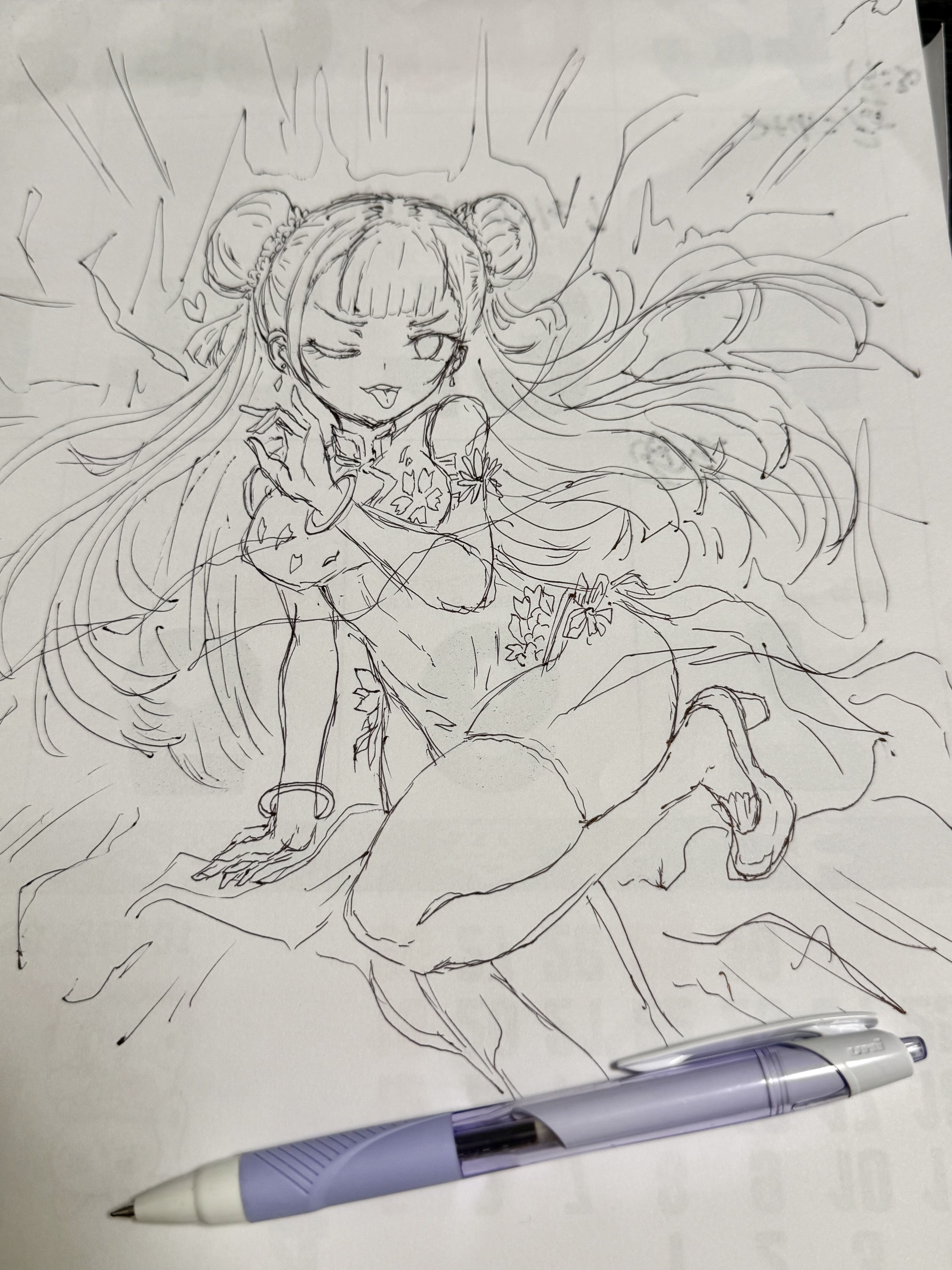 一発描き