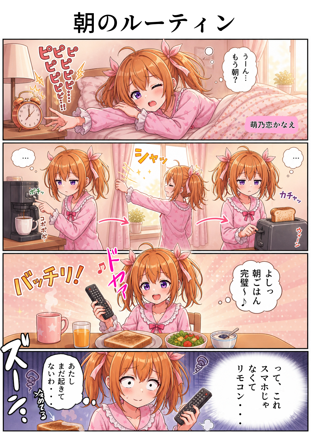 朝のルーティーン