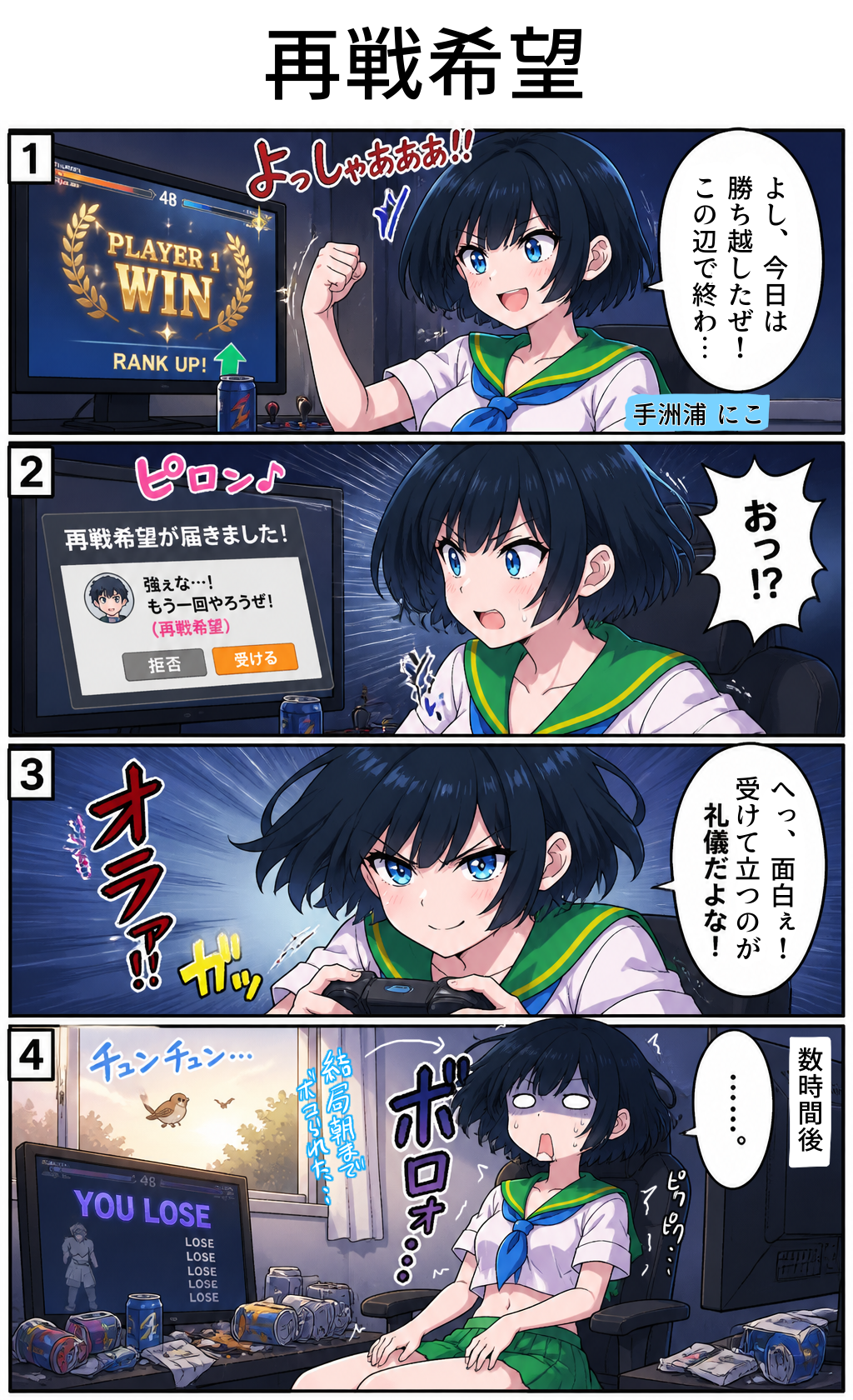 再戦希望